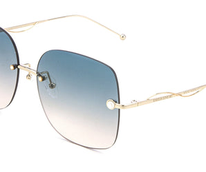 Enni Marco 🇮🇹 ( Made in Italy ) Square Women's Sunglasses Rimless (UV400) - نضاره دوت كوم | رقم 1 للنظارات الأصليه في مصر