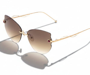 Enni Marco 🇮🇹 ( Made in Italy ) Cat Eye Women's Sunglasses (UV400) - نضاره دوت كوم | رقم 1 للنظارات الأصليه في مصر