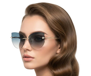 Enni Marco 🇮🇹 ( Made in Italy ) Cat Eye Women's Sunglasses (UV400) - نضاره دوت كوم | رقم 1 للنظارات الأصليه في مصر