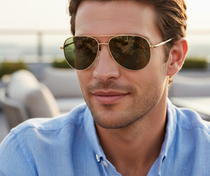 Enni Marco 🇮🇹 Aviator ( Made in Italy ) Men Sunglasses (UV) - نضاره دوت كوم | رقم 1 للنظارات الأصليه في مصر