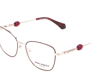 Enni Marco 🇮🇹 Cat Eye ( Made in Italy ) Women Optical Frames