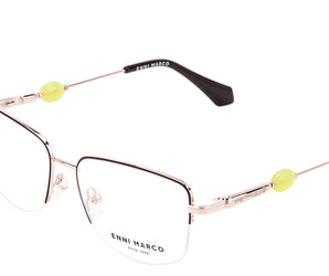 Enni Marco 🇮🇹 Cat Eye ( Made in Italy ) Women Optical Frames