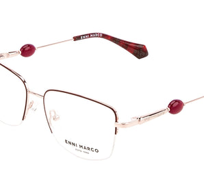 Enni Marco 🇮🇹 Cat Eye ( Made in Italy ) Women Optical Frames - نضاره دوت كوم | رقم 1 للنظارات الأصليه في مصر