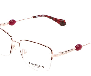 Enni Marco 🇮🇹 Cat Eye ( Made in Italy ) Women Optical Frames