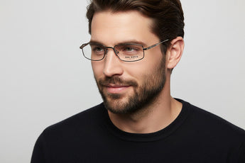 Enni Marco 🇮🇹 ( Made in Italy ) Rectangle Unisex Reading HalfMoon - نضاره دوت كوم | رقم 1 للنظارات الأصليه في مصر