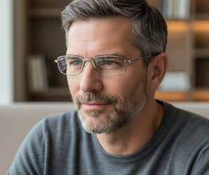 Enni Marco 🇮🇹 ( Made in Italy ) Rectangle Unisex Reading HalfMoon - نضاره دوت كوم | رقم 1 للنظارات الأصليه في مصر