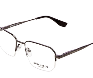 Enni Marco 🇮🇹 Square ( Made in Italy ) Men Optical Frames - نضاره دوت كوم | رقم 1 للنظارات الأصليه في مصر