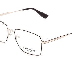 Enni Marco 🇮🇹 Square ( Made in Italy ) Men Optical Frames - نضاره دوت كوم | رقم 1 للنظارات الأصليه في مصر