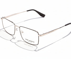 Enni Marco 🇮🇹 Square ( Made in Italy ) Men Optical Frames - نضاره دوت كوم | رقم 1 للنظارات الأصليه في مصر