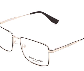 Enni Marco 🇮🇹 Square ( Made in Italy ) Men Optical Frames