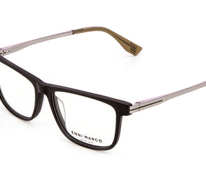 Enni Marco 🇮🇹 ( Made in Italy ) Square Men's Optical Frame