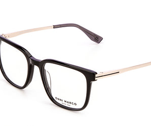 Enni Marco 🇮🇹 ( Made in Italy ) Square Men's Optical Frame