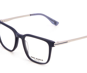 Enni Marco 🇮🇹 ( Made in Italy ) Square Men's Optical Frame