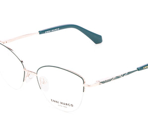 Enni Marco 🇮🇹 Cat Eye ( Made in Italy ) Women Optical Frames