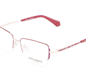 Enni Marco 🇮🇹 Cat Eye ( Made in Italy ) Women Optical Frames