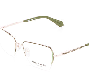Enni Marco 🇮🇹 Cat Eye ( Made in Italy ) Women Optical Frames