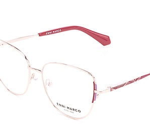 Enni Marco 🇮🇹 Cat Eye ( Made in Italy ) Women Optical Frames