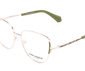 Enni Marco 🇮🇹 Cat Eye ( Made in Italy ) Women Optical Frames