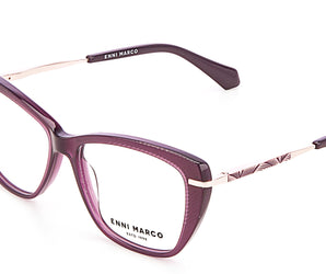 Enni Marco 🇮🇹 Cat Eye ( Made in Italy ) Women Optical Frames