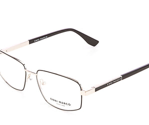 Enni Marco 🇮🇹 ( Made in Italy ) Square Men's Optical Frame - نضاره دوت كوم | رقم 1 للنظارات الأصليه في مصر