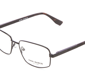 Enni Marco 🇮🇹 Rectangle ( Made in Italy ) Men Optical Frames