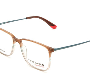 Enni Marco 🇮🇹 Square ( Made in Italy ) Men Optical Frames - نضاره دوت كوم | رقم 1 للنظارات الأصليه في مصر