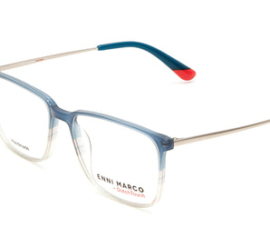 Enni Marco 🇮🇹 Square ( Made in Italy ) Men Optical Frames