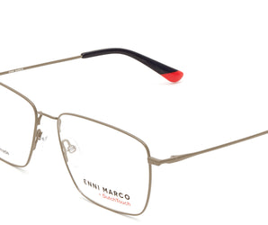 Enni Marco 🇮🇹 Rectangle ( Made in Italy ) Men Optical Frames