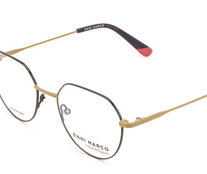 Enni Marco 🇮🇹 Round ( Made in Italy ) Men Optical Frames