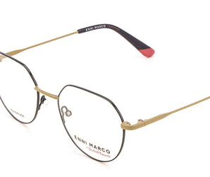 Enni Marco 🇮🇹 Round ( Made in Italy ) Men Optical Frames - نضاره دوت كوم | رقم 1 للنظارات الأصليه في مصر