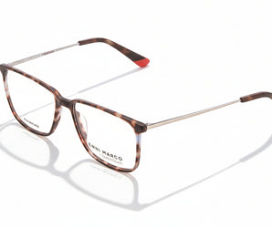 Enni Marco 🇮🇹 Square ( Made in Italy ) Men Optical Frames - نضاره دوت كوم | رقم 1 للنظارات الأصليه في مصر