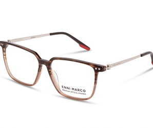 Enni Marco 🇮🇹 ( Made in Italy ) Square Men Optical Frame - نضاره دوت كوم | رقم 1 للنظارات الأصليه في مصر
