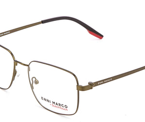 Enni Marco 🇮🇹 Square ( Made in Italy ) Men Optical Frames