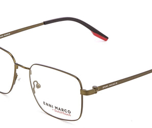 Enni Marco 🇮🇹 Square ( Made in Italy ) Men Optical Frames - نضاره دوت كوم | رقم 1 للنظارات الأصليه في مصر