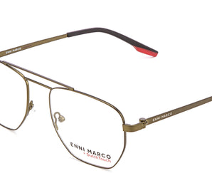 Enni Marco 🇮🇹 Square ( Made in Italy ) Men Optical Frames