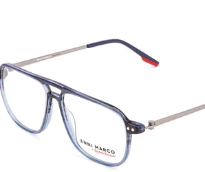 Enni Marco 🇮🇹 Aviator ( Made in Italy ) Men Optical Frames