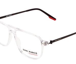 Enni Marco 🇮🇹 Square ( Made in Italy ) Men Optical Frames - نضاره دوت كوم | رقم 1 للنظارات الأصليه في مصر