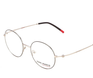 Enni Marco 🇮🇹 ( Made in Italy ) Round Unisex Optical Frame - نضاره دوت كوم | رقم 1 للنظارات الأصليه في مصر