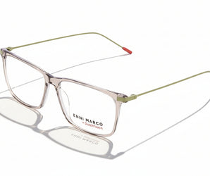 Enni Marco 🇮🇹 Square ( Made in Italy ) Men Optical Frames - نضاره دوت كوم | رقم 1 للنظارات الأصليه في مصر