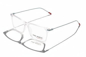 Enni Marco 🇮🇹 Square ( Made in Italy ) Men Optical Frames - نضاره دوت كوم | رقم 1 للنظارات الأصليه في مصر