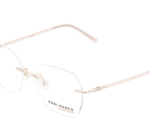 Enni Marco 🇮🇹 Square ( Made in Italy ) Women Optical Frames