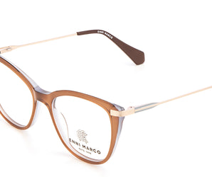 Enni Marco 🇮🇹 Cat Eye ( Made in Italy ) Women Optical Frames