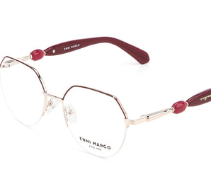 Enni Marco 🇮🇹 Round ( Made in Italy ) Women Optical Frames - نضاره دوت كوم | رقم 1 للنظارات الأصليه في مصر