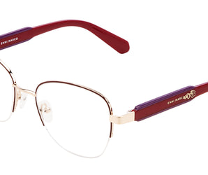 Enni Marco 🇮🇹 Round ( Made in Italy ) Women Optical Frames