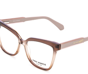Enni Marco 🇮🇹 Cat Eye ( Made in Italy ) Women Optical Frames