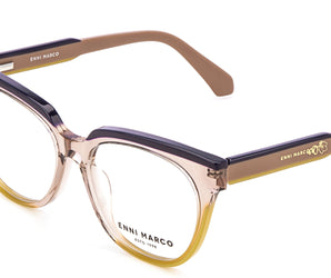 Enni Marco 🇮🇹 Cat Eye ( Made in Italy ) Women Optical Frames