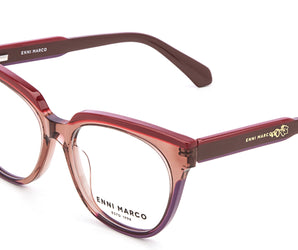 Enni Marco 🇮🇹 Cat Eye ( Made in Italy ) Women Optical Frames