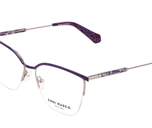 Enni Marco 🇮🇹 Cat Eye ( Made in Italy ) Women Optical Frames