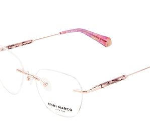 Enni Marco 🇮🇹 Square ( Made in Italy ) Women Optical Frames - نضاره دوت كوم | رقم 1 للنظارات الأصليه في مصر