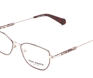 Enni Marco 🇮🇹 Rectangle ( Made in Italy ) Women Optical Frames